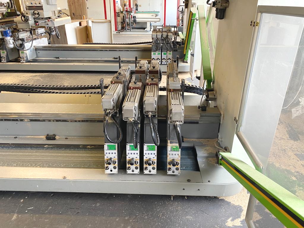 FACONNEUSE-PLAQUEUSE (LIGNE 4-COTES  de FACONNAGE-PLAQUAGE de CHANTS) - IMA + BIESSE - Sofit