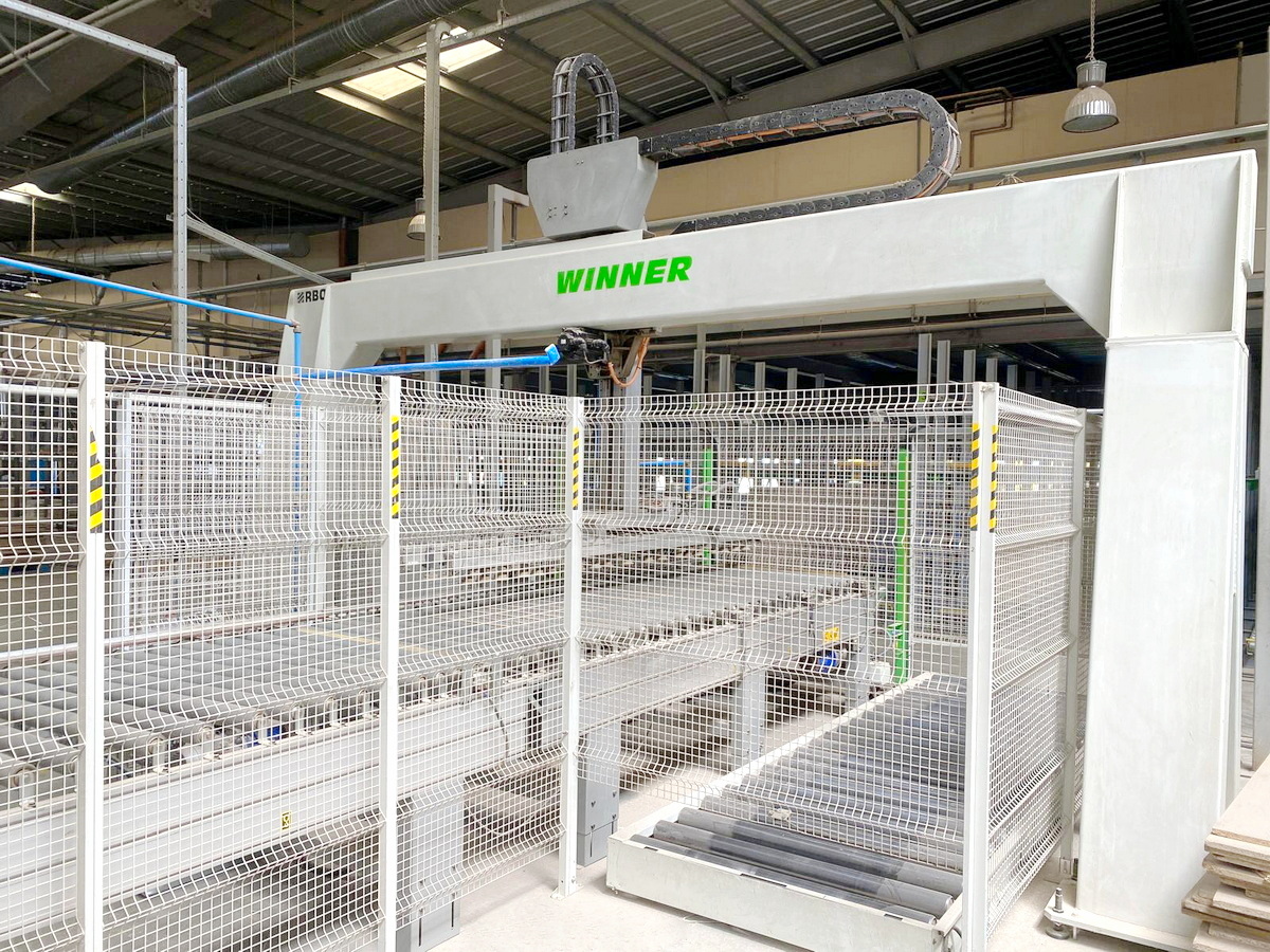 FACONNEUSE-PLAQUEUSE (LIGNE 4-COTES  de FACONNAGE-PLAQUAGE de CHANTS) - BIESSE + RBO - Sofit