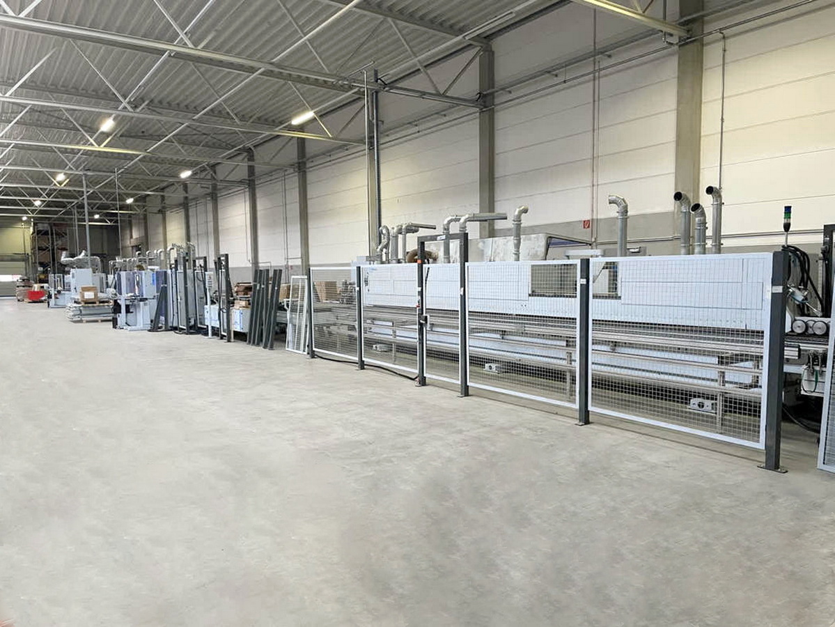 FACONNEUSE-PLAQUEUSE DOUBLE (LIGNE de Façonnage-Placage) - HOMAG + BARGSTEDT - Sofit