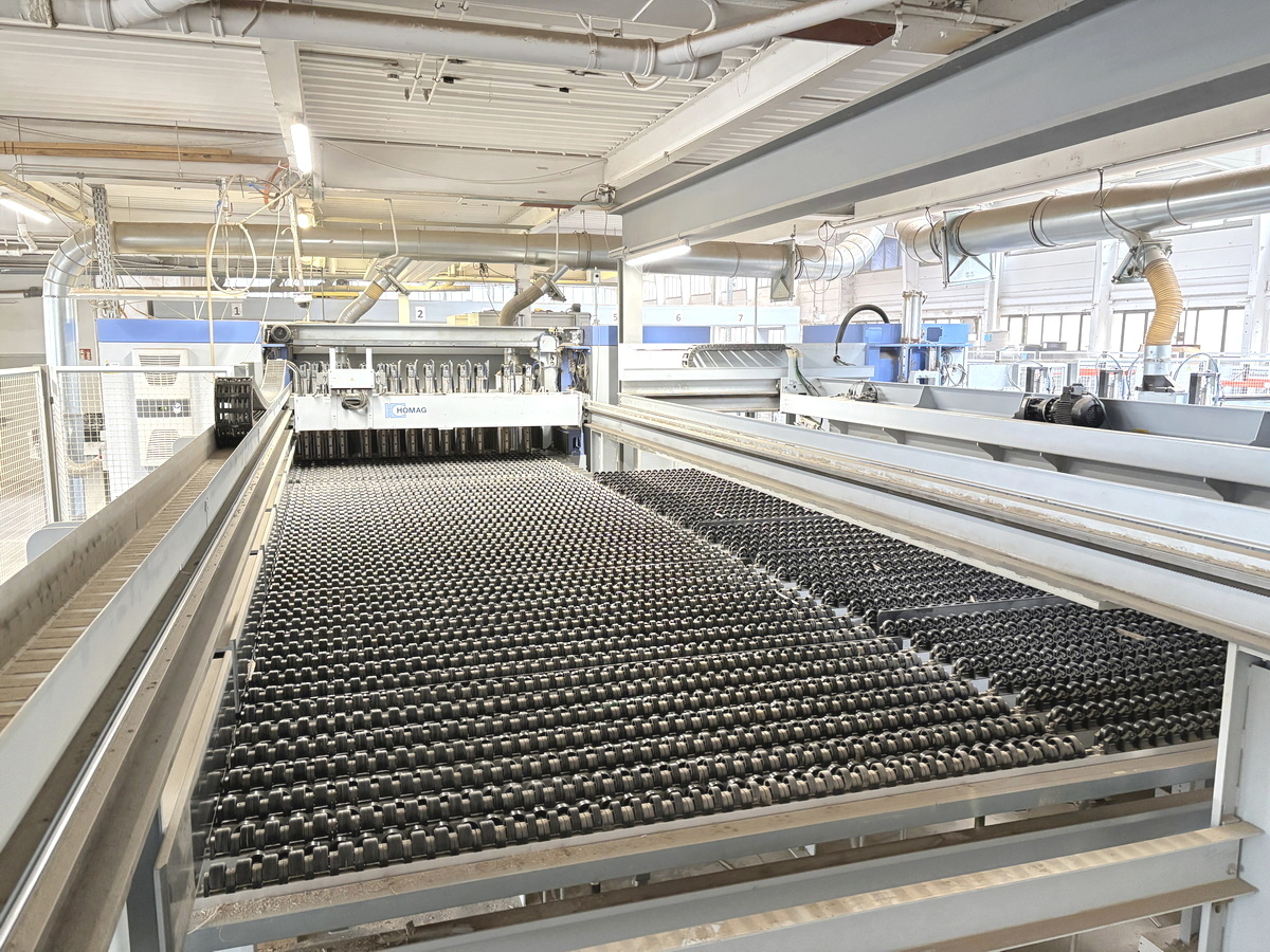 PLATTENAUFTEILSÄGEN WINKELANLAGE - HOLZMA (HOMAG Group) - Sofit