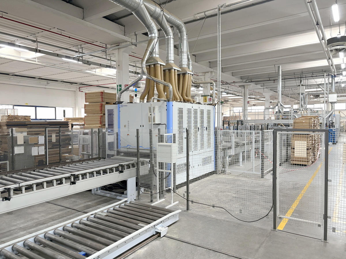 LIGNE de LAMINATION - HOMAG + ESSE2 + BUFTERING - Sofit