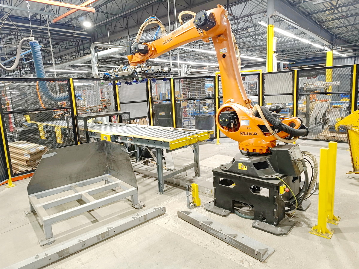 LIGNE D'EMBALLAGE - ROBOPAC + AUTOMATECH + KUKA - Sofit